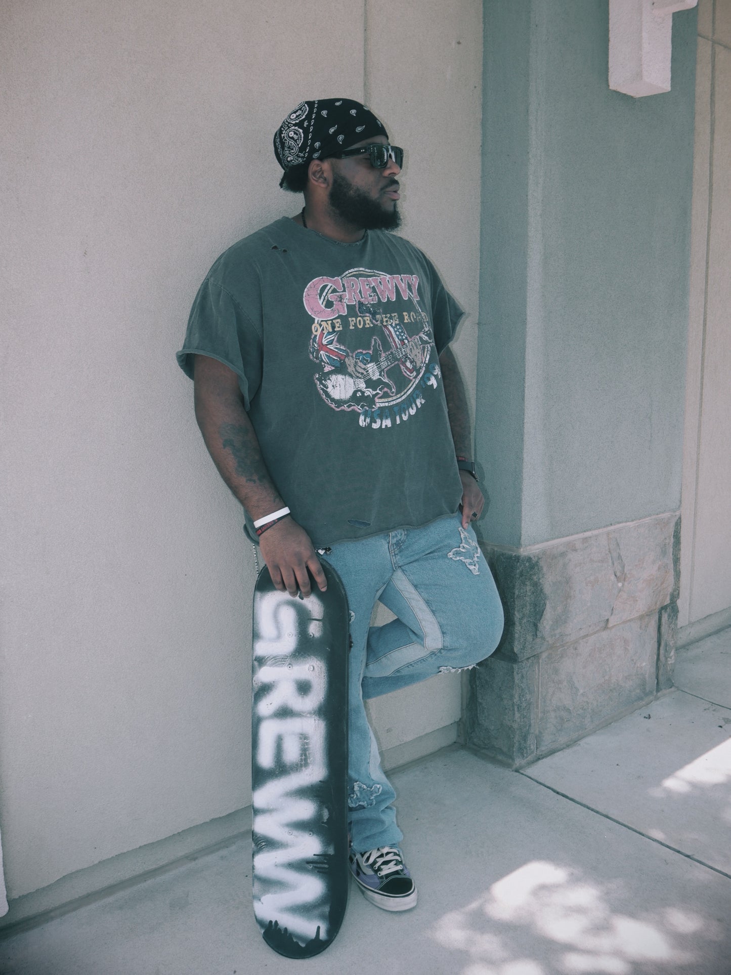 ONE FOR THE ROAD THRASHED VNTG TEE