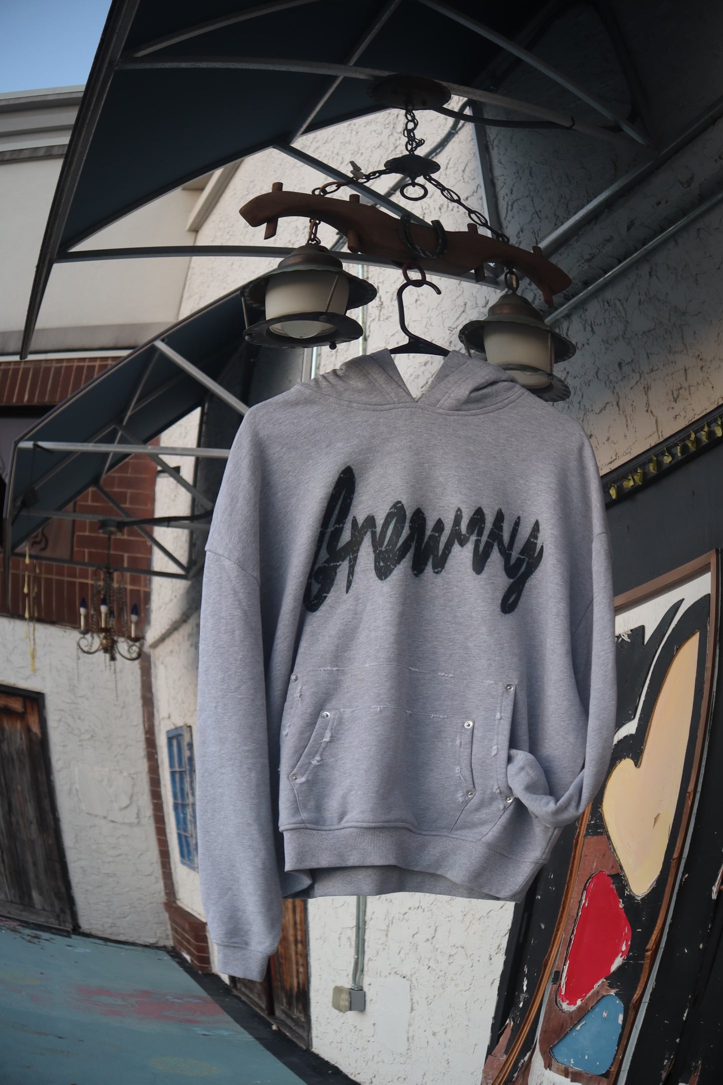 GREWVY STAPLE DOUBLE POCKET HOODIE