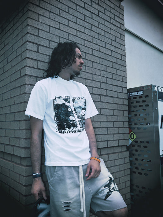 F*CK THE SYSTEM STAPLE TEE