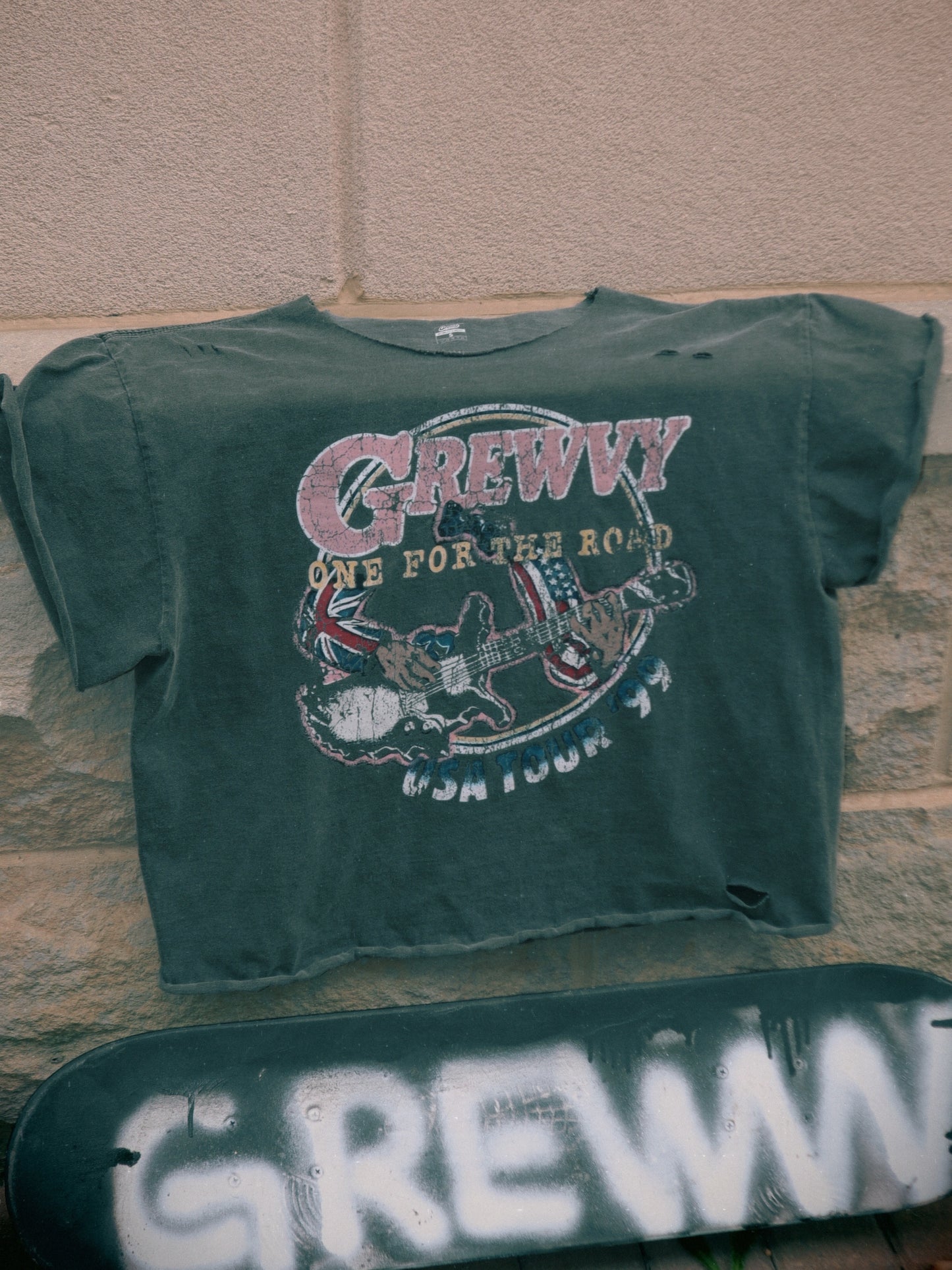 ONE FOR THE ROAD THRASHED VNTG TEE