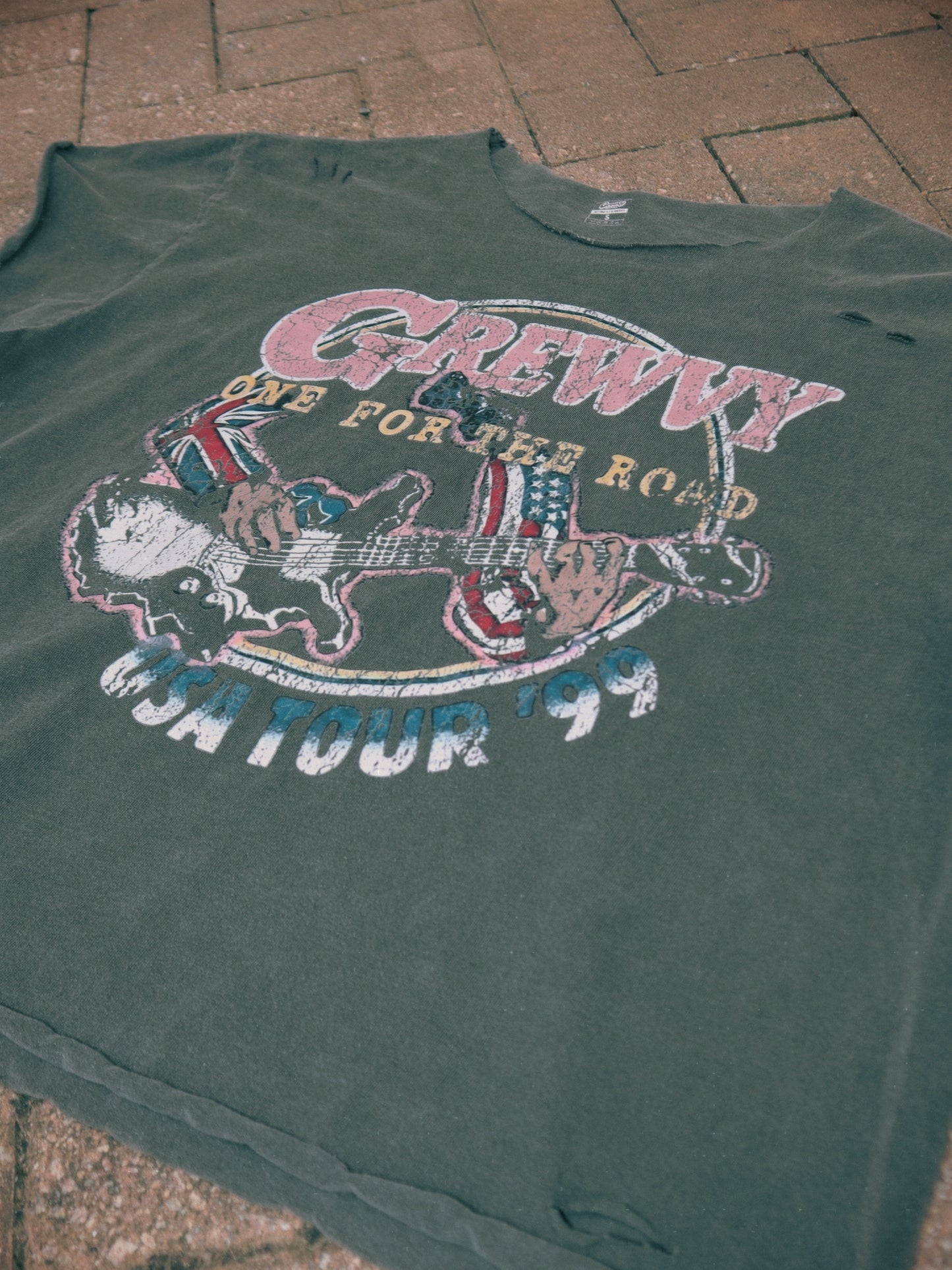 ONE FOR THE ROAD THRASHED VNTG TEE