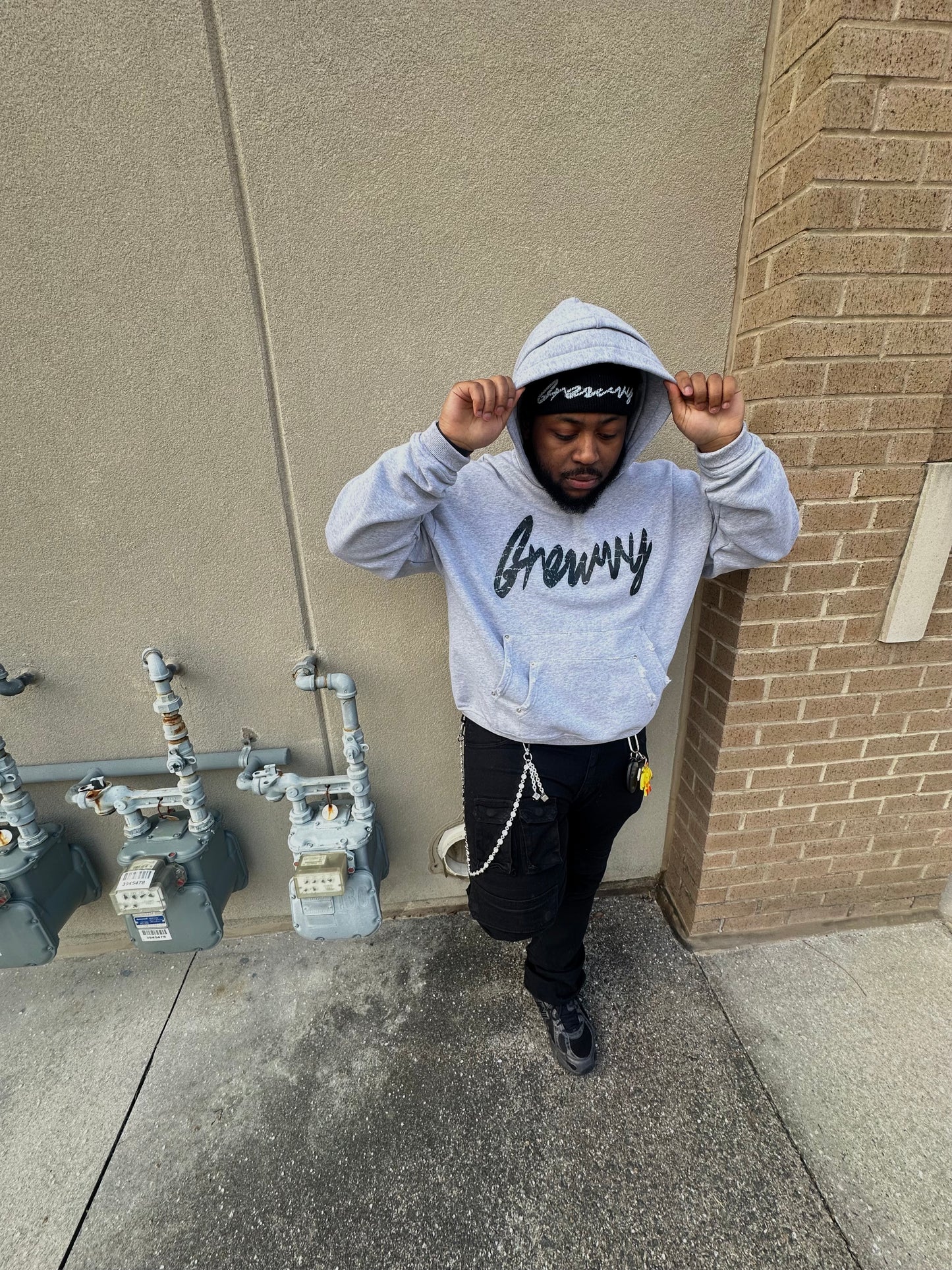 GREWVY STAPLE DOUBLE POCKET HOODIE