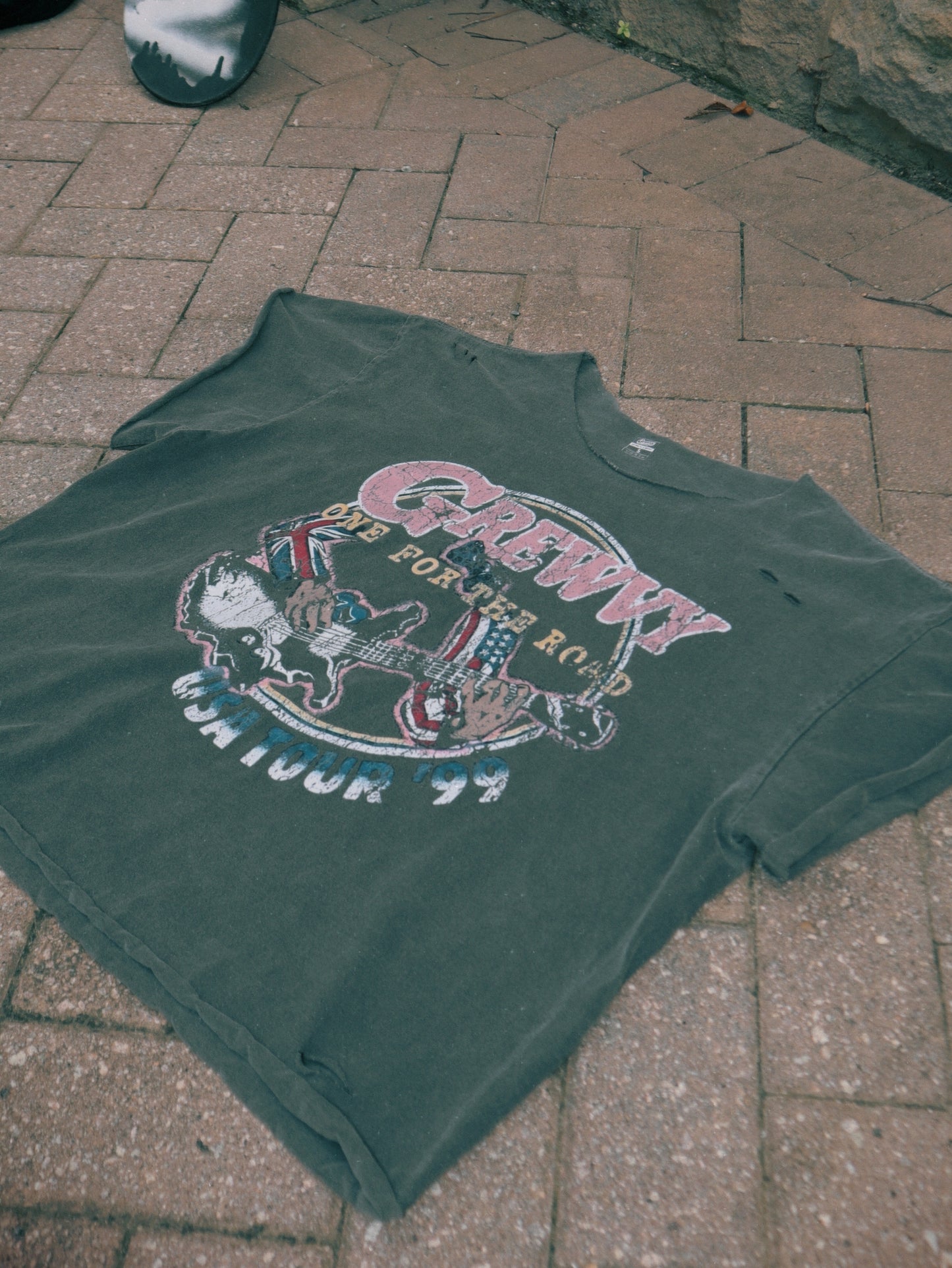 ONE FOR THE ROAD THRASHED VNTG TEE